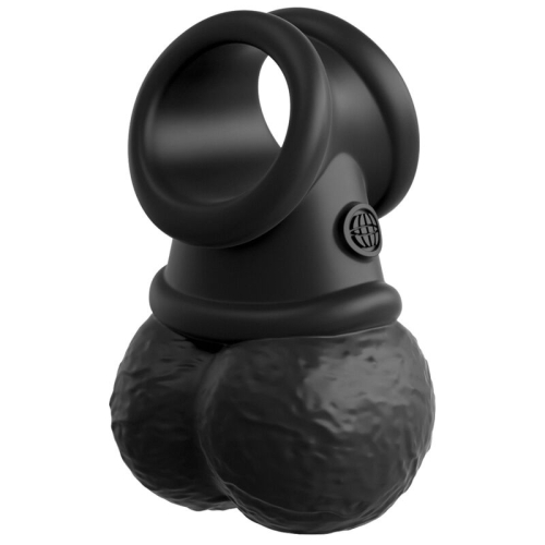 Deluxe Verstellbares Harness-Kit Ring Mit Hoden & Dildo 20,3cm | King Cock