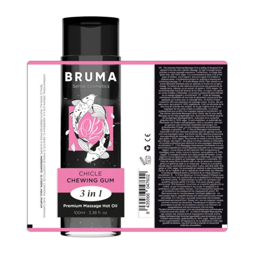 Premium Massageöl Bubblegum 3 In 1 100ml – Bruma
