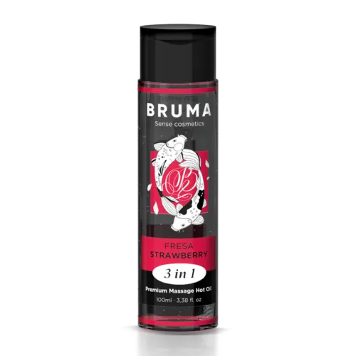 Premium Massageöl Erdbeere 3 In 1 100ml – Bruma