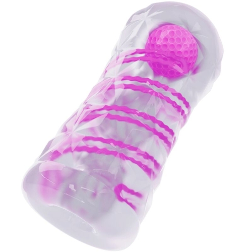 Masturbator Masculino Fantasy Espiral Interna Y Kugeln Transparente | Pretty Love