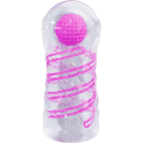 Masturbator Masculino Fantasy Espiral Interna Y Kugeln Transparente | Pretty Love