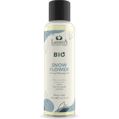 Bio Snow Flower Massageöl 100ml – Intimateline Luxuria