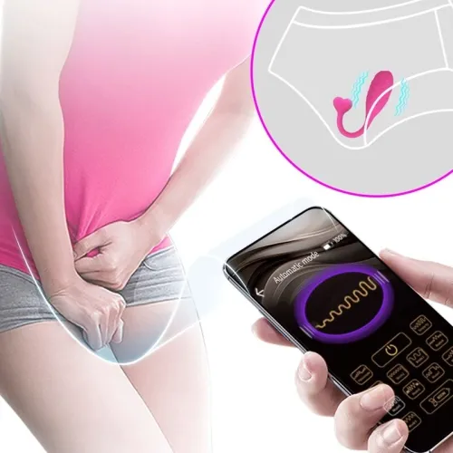 App-Controlled Pink Fisher Vibration Egg – Pretty Love