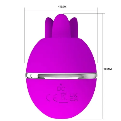 Gemini Ball Lila Runder Vibrator Aus Silikon – Pretty Love