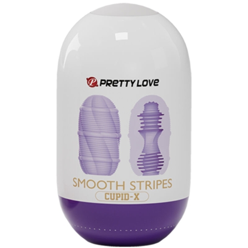 Glattes Streifen Cupid Masturbator Ei | Pretty Love