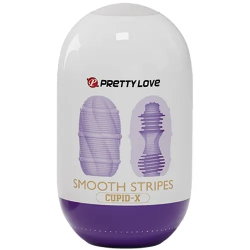 Glattes Streifen Cupid Masturbator Ei – Pretty Love
