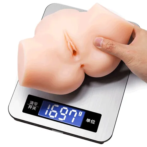 Realistic vaginal and anal dual vibration