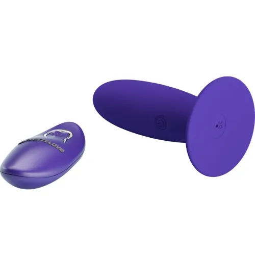 Anal vibrator with remote control, violet – Pretty Love Youth