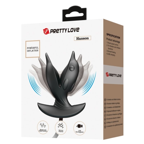 Delfin Analplug Aufblasbar, Wiederaufladbar | Pretty Love