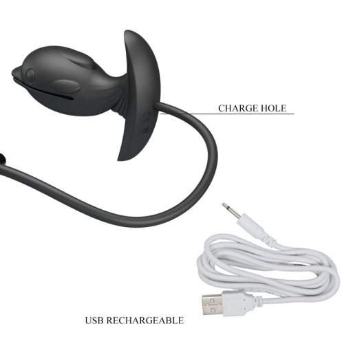 Delfin Analplug Aufblasbar, Wiederaufladbar | Pretty Love