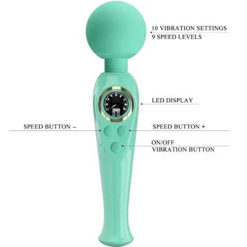 Skyler Green Wand Vibrator – Pretty Love