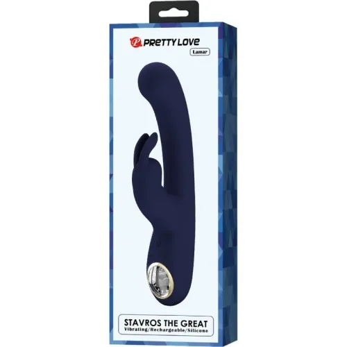 Lamar Rabbitvibrator Blau | Pretty Love
