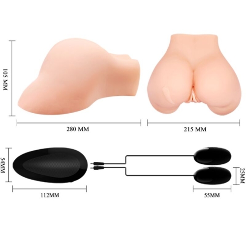 Vagina Und Anus Masturbator Mit Vibration | Crazy Bull