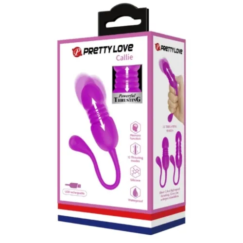Callie Purple Wiederaufladbares Vibrations Ei – Pretty Love