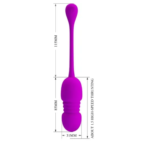 Callie Purple Wiederaufladbares Vibrations Ei – Pretty Love