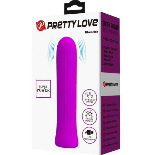 Blanche Pink Stimulator Vibrator | Pretty Love