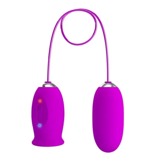 Daisy Dual Egg Rechargeable Vibrator Purple – Pretty Love