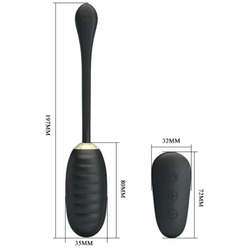 Doreen Luxury Vibrations Egg Black – Pretty Love