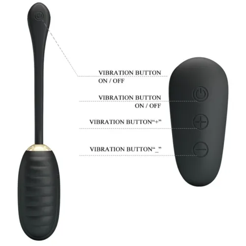 Doreen Luxury Vibrations Egg Black – Pretty Love