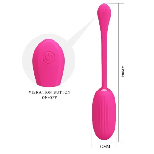 Doreen Vibrating Egg Magenta – Pretty Love