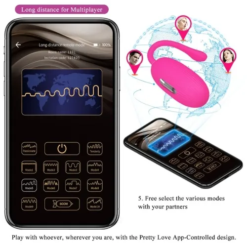 Doreen Vibrating Egg Magenta – Pretty Love