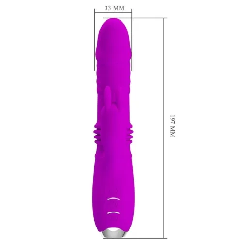 Dorothy Purple Rechargeable Rabbit Vibrator – Pretty Love