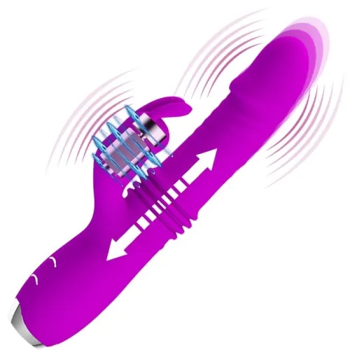 Dorothy Purple Rechargeable Rabbit Vibrator – Pretty Love