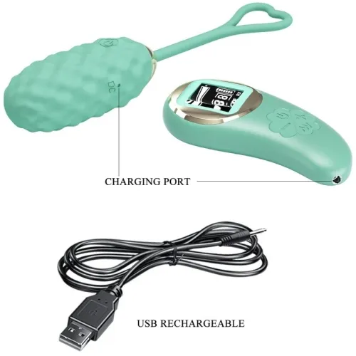 Vivian Green Vibrating Egg with Remote Control – Pretty Love