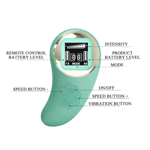 Vivian Green Vibrating Egg with Remote Control – Pretty Love