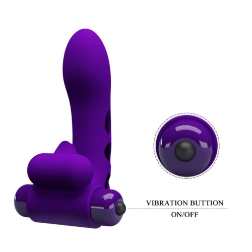 Orlando Purple Vibrator Fingerhülle | Pretty Love