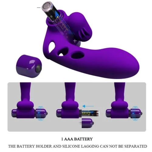 Orlando Purple Vibrator Finger Cover – Pretty Love