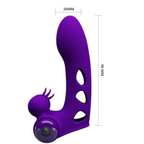 Orlando Purple Vibrator Fingerhülle | Pretty Love