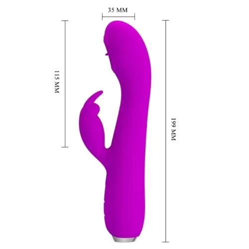 Rachel Vibrator with Suction Cup Purple | Pretty Love