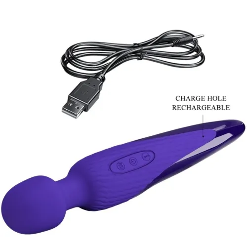 Antony Youth Wand Vibrator Violet Heat Effect – Pretty Love