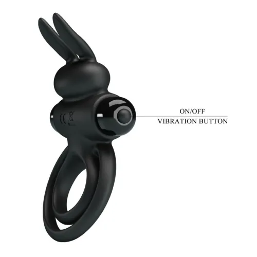 Vibrator III Rabbit Ring for Black Penis – Pretty Love
