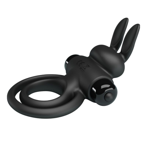 Vibrator Iii Kaninchenring Für Schwarzen Penis | Pretty Love