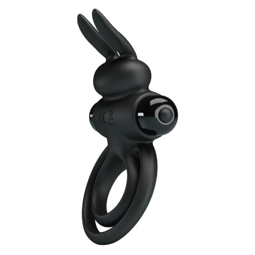 Vibrator Iii Kaninchenring Für Schwarzen Penis | Pretty Love