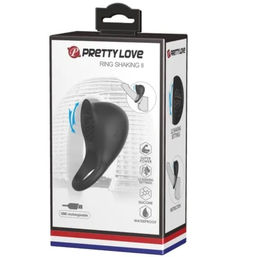 Vibrating Penis Ring with Black Tongue – Pretty Love