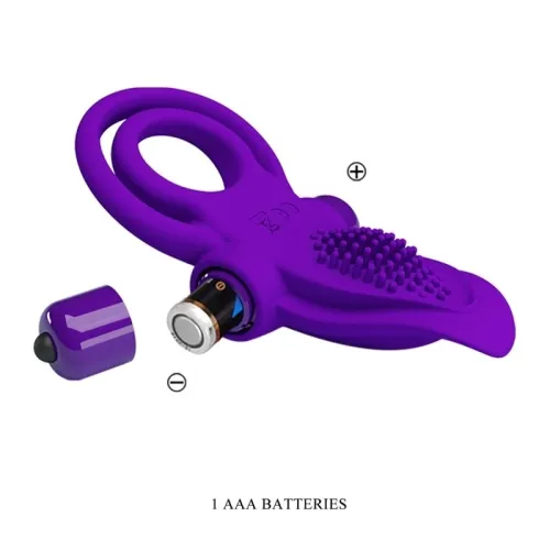 Purple Vibrating Cock Ring – Pretty Love