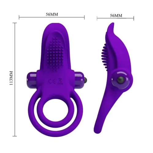 Purple Vibrating Cock Ring – Pretty Love