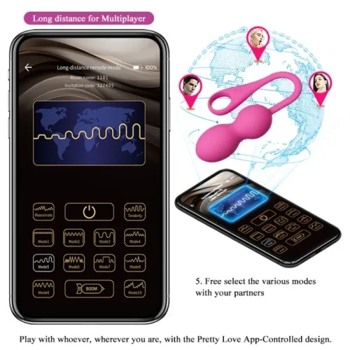 Elvira Pink Rechargeable Vibrating Ball – Pretty Love