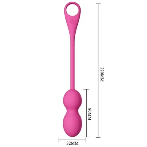 Elvira Pink Rechargeable Vibrating Ball – Pretty Love