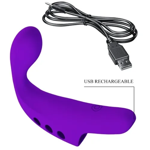 Gorgon Purple finger vibrator | Pretty Love
