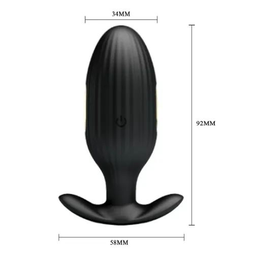 Jefferson Analplug App Gesteuert Schwarz – Pretty Love