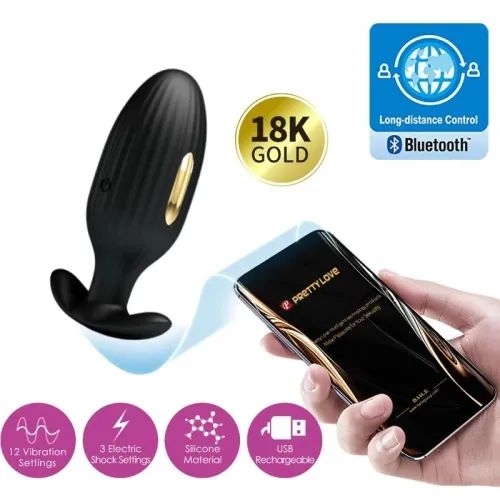 Jefferson Analplug App Gesteuert Schwarz – Pretty Love