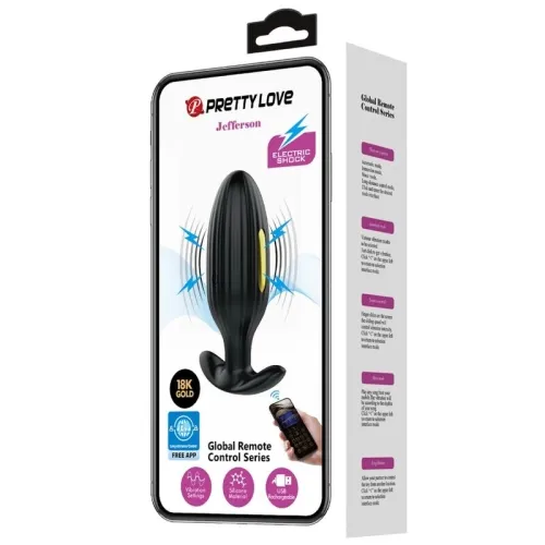 Jefferson Analplug App Gesteuert Schwarz – Pretty Love