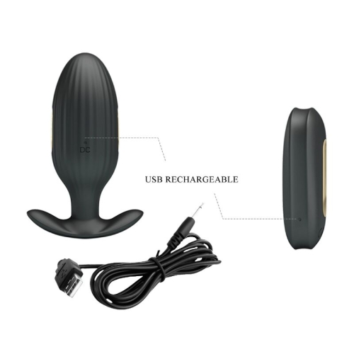 Kelly Plug Analvibrator Schwarz | Pretty Love