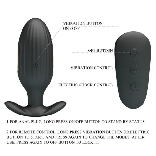 Kelly Plug Anal Vibrator Black – Pretty Love
