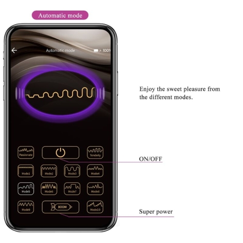 Vibrierendes Ei Der Nymphe, App Gesteuert, Lila | Pretty Love