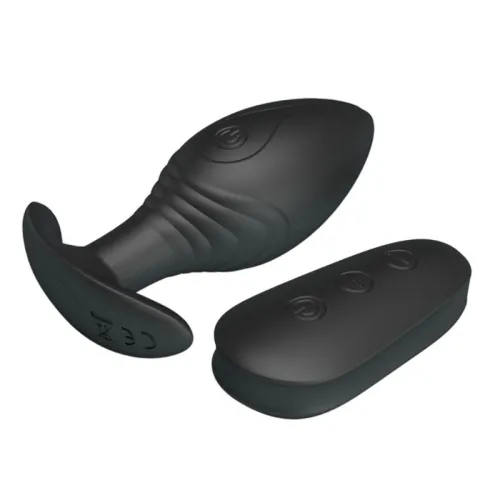 Regina anal plug vibrator black – Pretty Love
